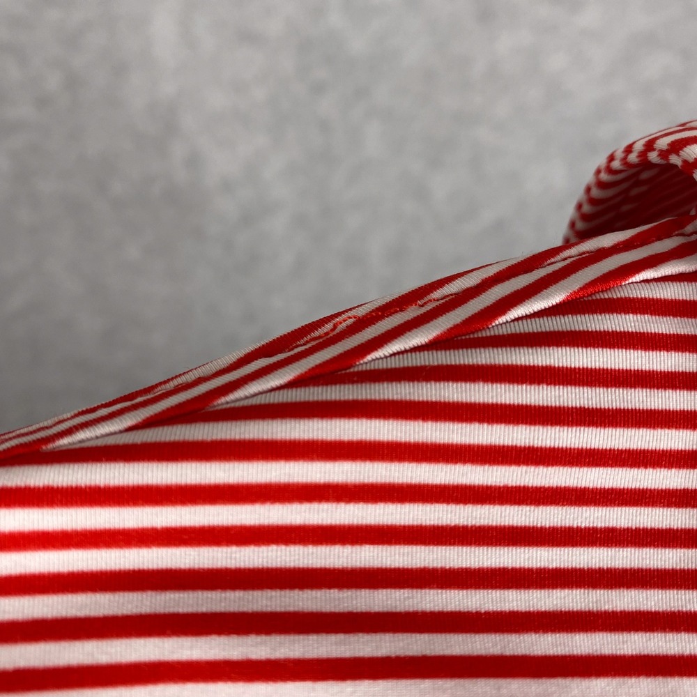 B. Draddy Sport Shirt Mens M Redwing Stripe Golf Jimmy Performance Polo - Picture 3 of 11